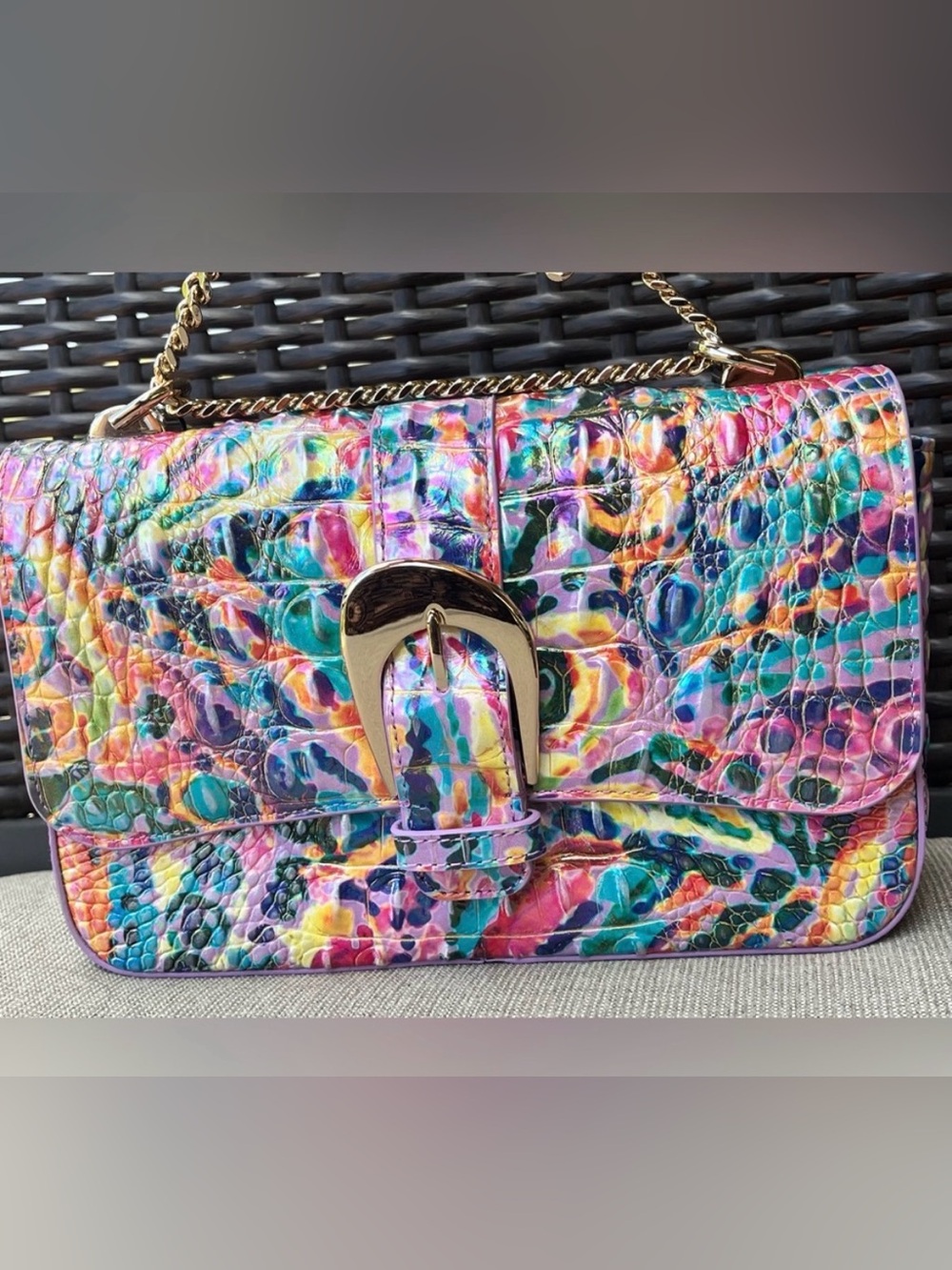 NWT Brahmin MOD ROSA in RAINBOW REEF Melbourne Convertible Bag